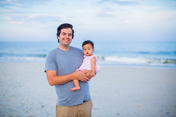 Family Beach Portrait Photography on Pleasure Island, NC:  Carolina Beach, Kure Beach, Fort Fisher