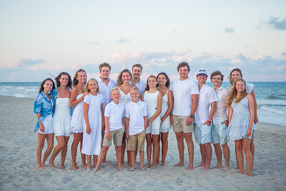Family Beach Portrait Photography on Pleasure Island, NC:  Carolina Beach, Kure Beach, Fort Fisher