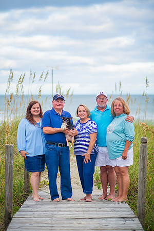 Family Beach Portrait Photography on Pleasure Island, NC:  Carolina Beach, Kure Beach, Fort Fisher