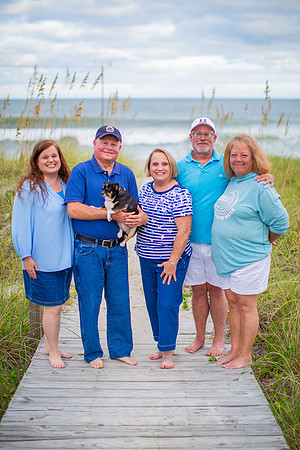 Family Beach Portrait Photography on Pleasure Island, NC:  Carolina Beach, Kure Beach, Fort Fisher