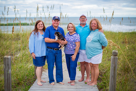 Family Beach Portrait Photography on Pleasure Island, NC:  Carolina Beach, Kure Beach, Fort Fisher
