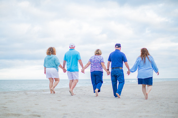 Family Beach Portrait Photography on Pleasure Island, NC:  Carolina Beach, Kure Beach, Fort Fisher