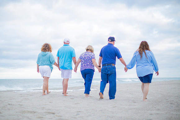 Family Beach Portrait Photography on Pleasure Island, NC:  Carolina Beach, Kure Beach, Fort Fisher