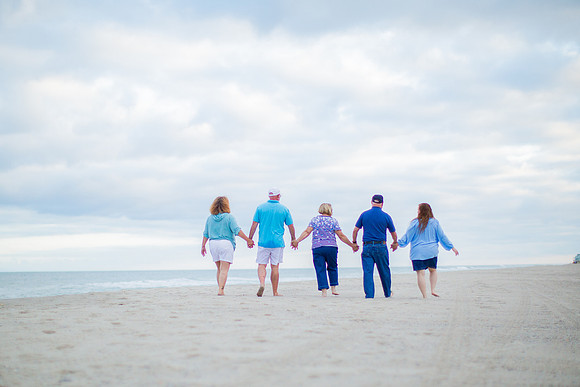 Family Beach Portrait Photography on Pleasure Island, NC:  Carolina Beach, Kure Beach, Fort Fisher