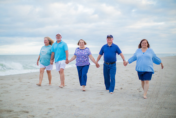 Family Beach Portrait Photography on Pleasure Island, NC:  Carolina Beach, Kure Beach, Fort Fisher