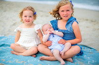 Family Beach Portrait Photography on Pleasure Island, NC:  Carolina Beach, Kure Beach, Fort Fisher
