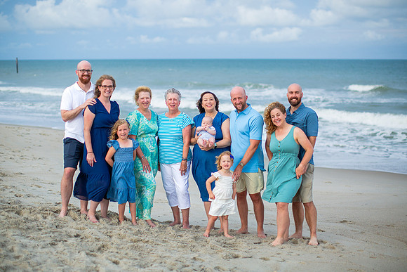 Family Beach Portrait Photography on Pleasure Island, NC:  Carolina Beach, Kure Beach, Fort Fisher