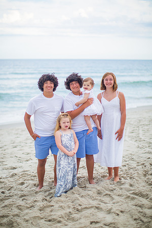 Family Beach Portrait Photography on Pleasure Island, NC:  Carolina Beach, Kure Beach, Fort Fisher