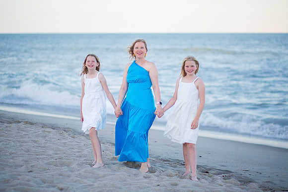 Family Beach Portrait Photography on Pleasure Island, NC:  Carolina Beach, Kure Beach, Fort Fisher