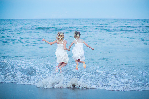 Family Beach Portrait Photography on Pleasure Island, NC:  Carolina Beach, Kure Beach, Fort Fisher