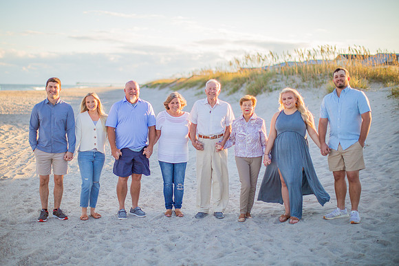 Family Beach Portrait Photography on Pleasure Island, NC:  Carolina Beach, Kure Beach, Fort Fisher