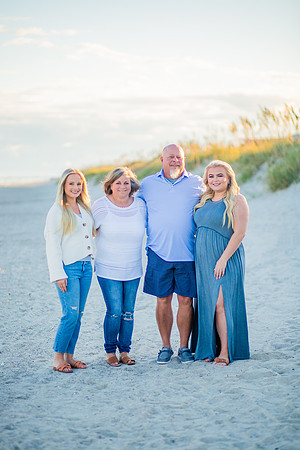 Family Beach Portrait Photography on Pleasure Island, NC:  Carolina Beach, Kure Beach, Fort Fisher