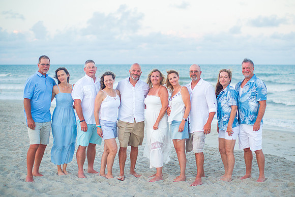 Family Beach Portrait Photography on Pleasure Island, NC:  Carolina Beach, Kure Beach, Fort Fisher