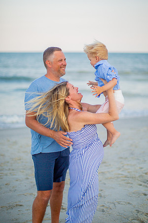 Family Beach Portrait Photography on Pleasure Island, NC:  Carolina Beach, Kure Beach, Fort Fisher