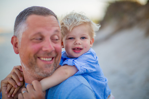 Family Beach Portrait Photography on Pleasure Island, NC:  Carolina Beach, Kure Beach, Fort Fisher