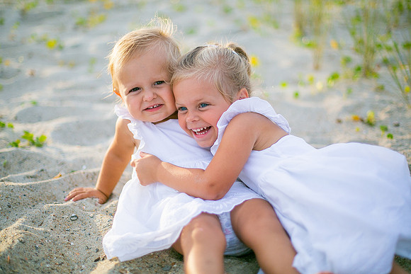 Family Beach Portrait Photography on Pleasure Island, NC:  Carolina Beach, Kure Beach, Fort Fisher
