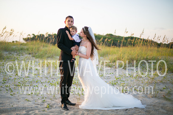 Family Beach Portrait Photography on Pleasure Island, NC:  Carolina Beach, Kure Beach, Fort Fisher
