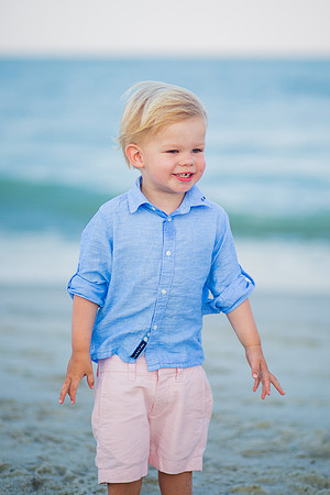Family Beach Portrait Photography on Pleasure Island, NC:  Carolina Beach, Kure Beach, Fort Fisher