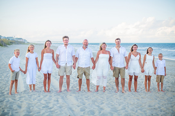 Family Beach Portrait Photography on Pleasure Island, NC:  Carolina Beach, Kure Beach, Fort Fisher