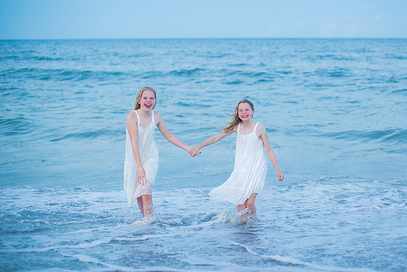Family Beach Portrait Photography on Pleasure Island, NC:  Carolina Beach, Kure Beach, Fort Fisher