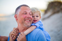 Family Beach Portrait Photography on Pleasure Island, NC:  Carolina Beach, Kure Beach, Fort Fisher