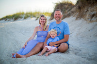 Family Beach Portrait Photography on Pleasure Island, NC:  Carolina Beach, Kure Beach, Fort Fisher
