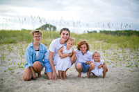 Family Beach Portrait Photography on Pleasure Island, NC:  Carolina Beach, Kure Beach, Fort Fisher