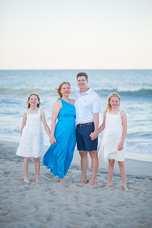 Family Beach Portrait Photography on Pleasure Island, NC:  Carolina Beach, Kure Beach, Fort Fisher