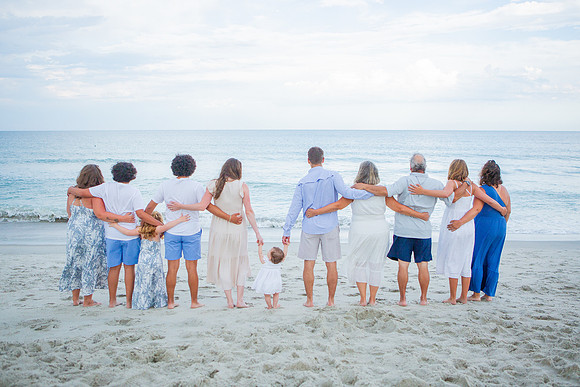 Family Beach Portrait Photography on Pleasure Island, NC:  Carolina Beach, Kure Beach, Fort Fisher