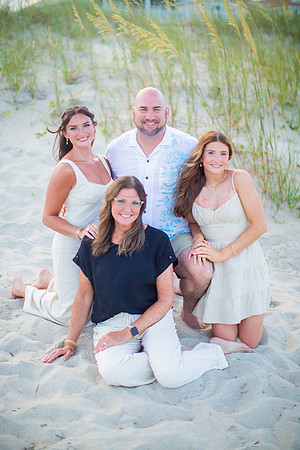 Family Beach Portrait Photography on Pleasure Island, NC:  Carolina Beach, Kure Beach, Fort Fisher