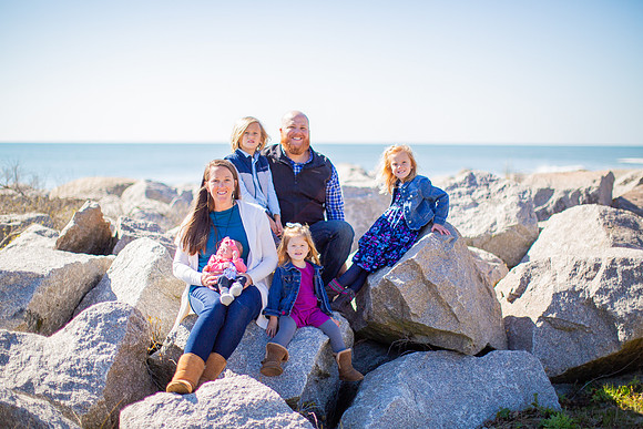 Family Beach Portrait Photography on Pleasure Island, NC:  Carolina Beach, Kure Beach, Fort Fisher