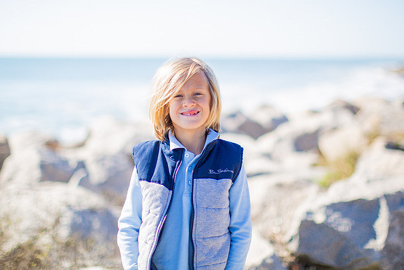 Family Beach Portrait Photography on Pleasure Island, NC:  Carolina Beach, Kure Beach, Fort Fisher
