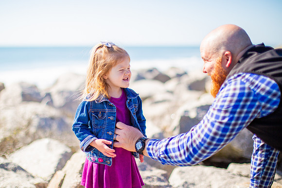 Family Beach Portrait Photography on Pleasure Island, NC:  Carolina Beach, Kure Beach, Fort Fisher