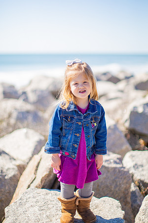 Family Beach Portrait Photography on Pleasure Island, NC:  Carolina Beach, Kure Beach, Fort Fisher