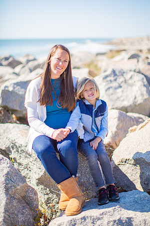 Family Beach Portrait Photography on Pleasure Island, NC:  Carolina Beach, Kure Beach, Fort Fisher