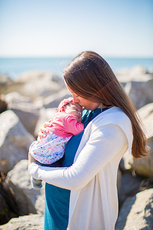 Family Beach Portrait Photography on Pleasure Island, NC:  Carolina Beach, Kure Beach, Fort Fisher