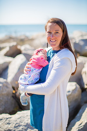 Family Beach Portrait Photography on Pleasure Island, NC:  Carolina Beach, Kure Beach, Fort Fisher