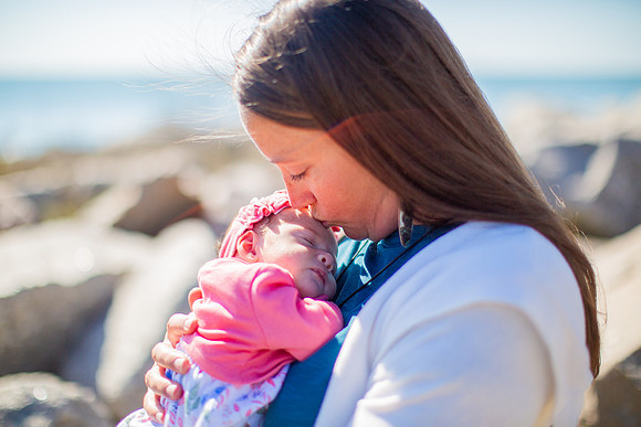 Family Beach Portrait Photography on Pleasure Island, NC:  Carolina Beach, Kure Beach, Fort Fisher
