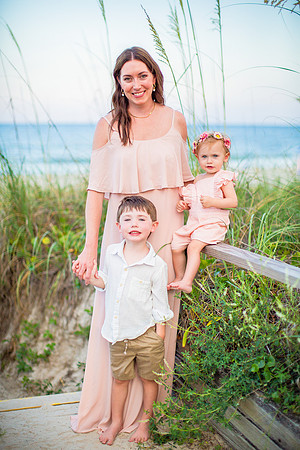Family Beach Portrait Photography on Pleasure Island, NC:  Carolina Beach, Kure Beach, Fort Fisher