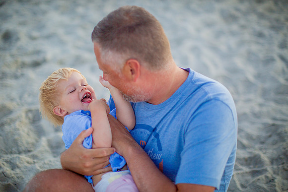 Family Beach Portrait Photography on Pleasure Island, NC:  Carolina Beach, Kure Beach, Fort Fisher