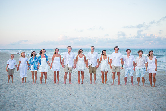 Family Beach Portrait Photography on Pleasure Island, NC:  Carolina Beach, Kure Beach, Fort Fisher