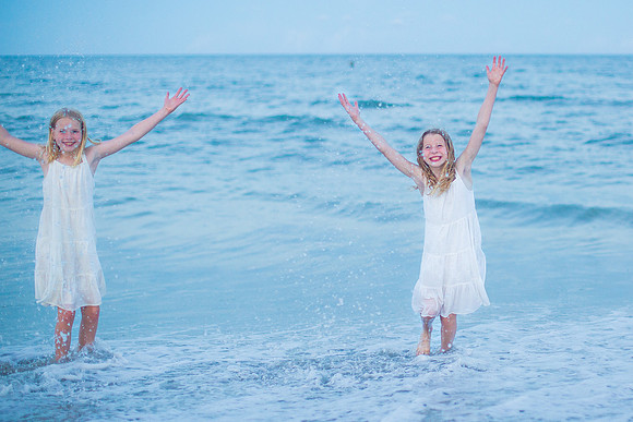 Family Beach Portrait Photography on Pleasure Island, NC:  Carolina Beach, Kure Beach, Fort Fisher