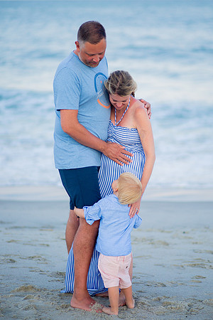 Family Beach Portrait Photography on Pleasure Island, NC:  Carolina Beach, Kure Beach, Fort Fisher