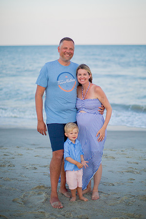 Family Beach Portrait Photography on Pleasure Island, NC:  Carolina Beach, Kure Beach, Fort Fisher