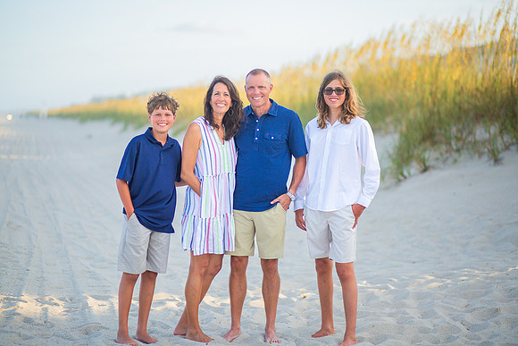Family Beach Portrait Photography on Pleasure Island, NC:  Carolina Beach, Kure Beach, Fort Fisher