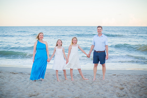 Family Beach Portrait Photography on Pleasure Island, NC:  Carolina Beach, Kure Beach, Fort Fisher