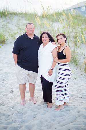 Family Beach Portrait Photography on Pleasure Island, NC:  Carolina Beach, Kure Beach, Fort Fisher