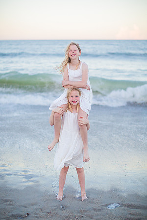 Family Beach Portrait Photography on Pleasure Island, NC:  Carolina Beach, Kure Beach, Fort Fisher