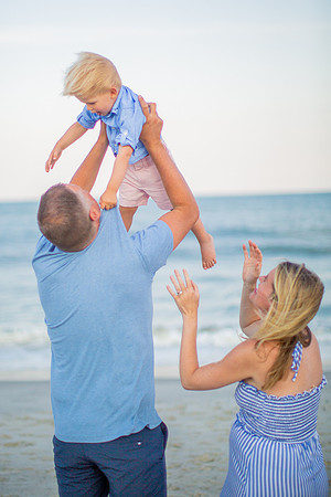 Family Beach Portrait Photography on Pleasure Island, NC:  Carolina Beach, Kure Beach, Fort Fisher