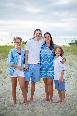 Family Beach Portrait Photography on Pleasure Island, NC:  Carolina Beach, Kure Beach, Fort Fisher
